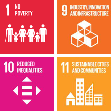 SDG 1, 9, 10 and 11