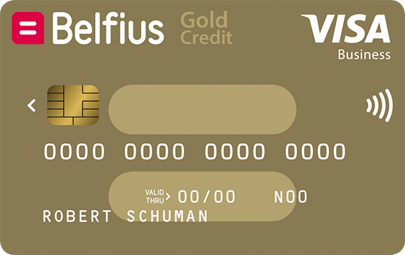 Brig Memoriseren Skim Kredietkaart – Visa Business Gold - Belfius