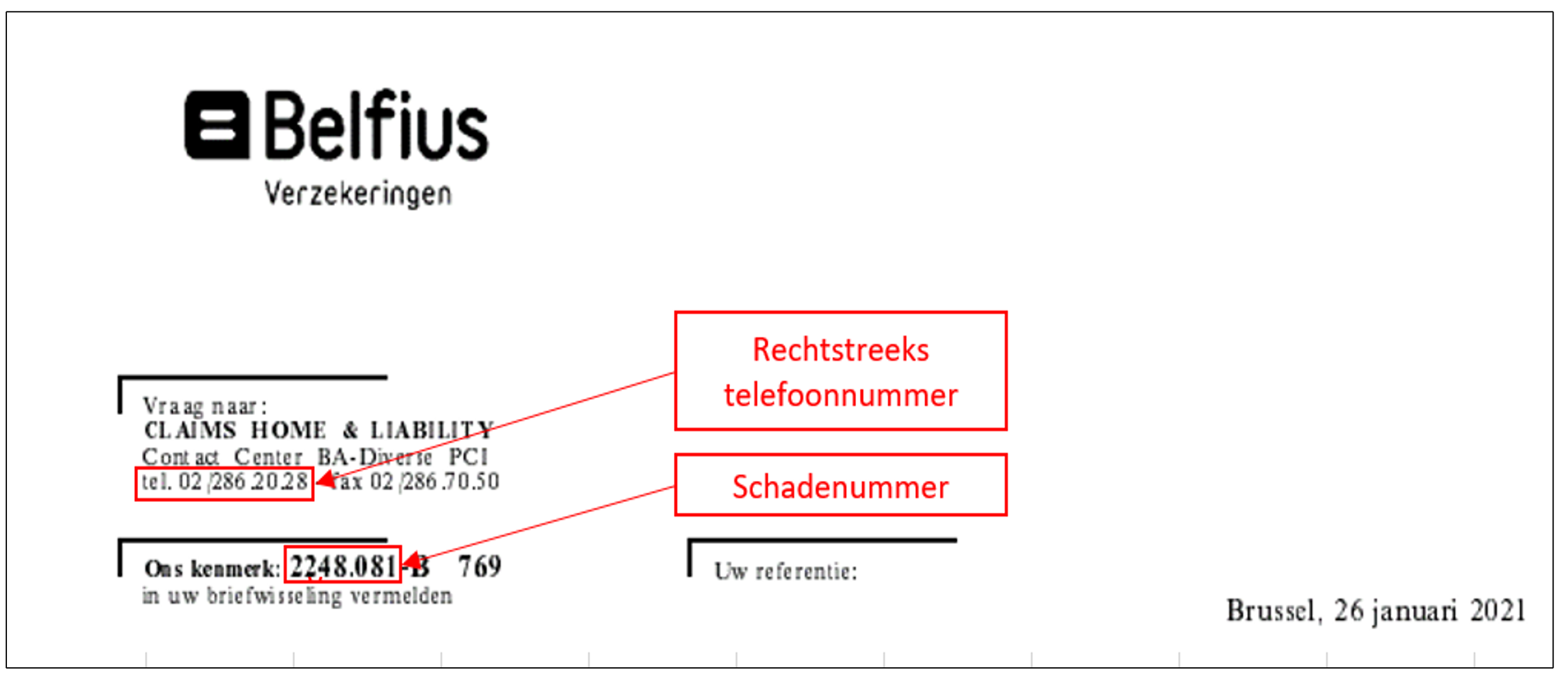 MMI Screenshot schadenummer 2